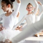 Group of young ballet dancers