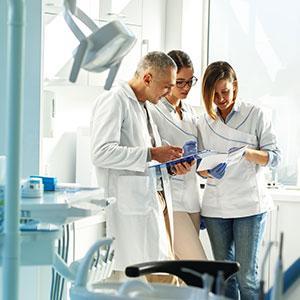 Group of dental staff