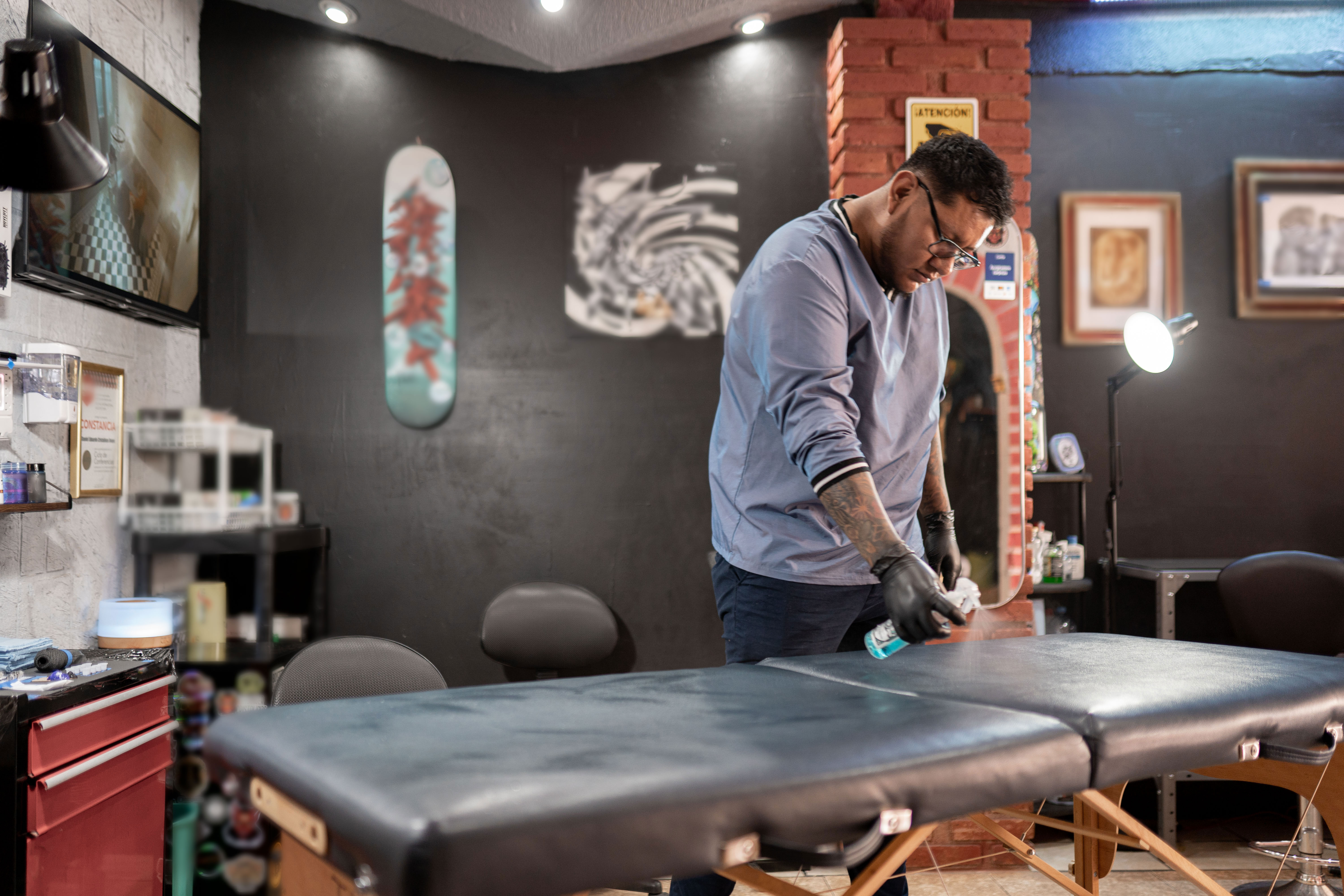 Common Missed Areas When Cleaning as a Tattoo Artist